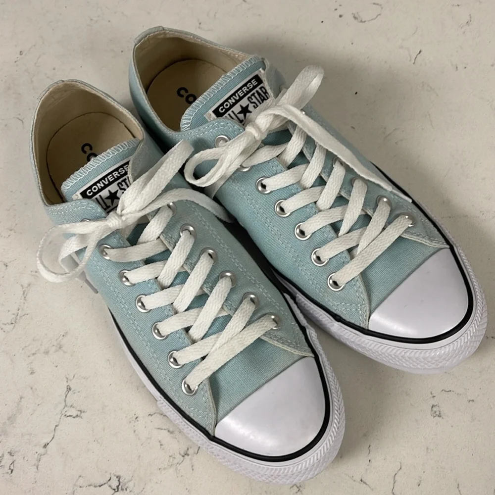 Converse All Star Unisex Low CTAS OX 160460F Men’s 9 Women’s 11 Ocean Bliss Blue